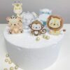 Cake topper print na pleksiglasu sa životinjama iz džungle