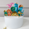 Cake topper print na pleksiglasu mladunčadi dinosaura